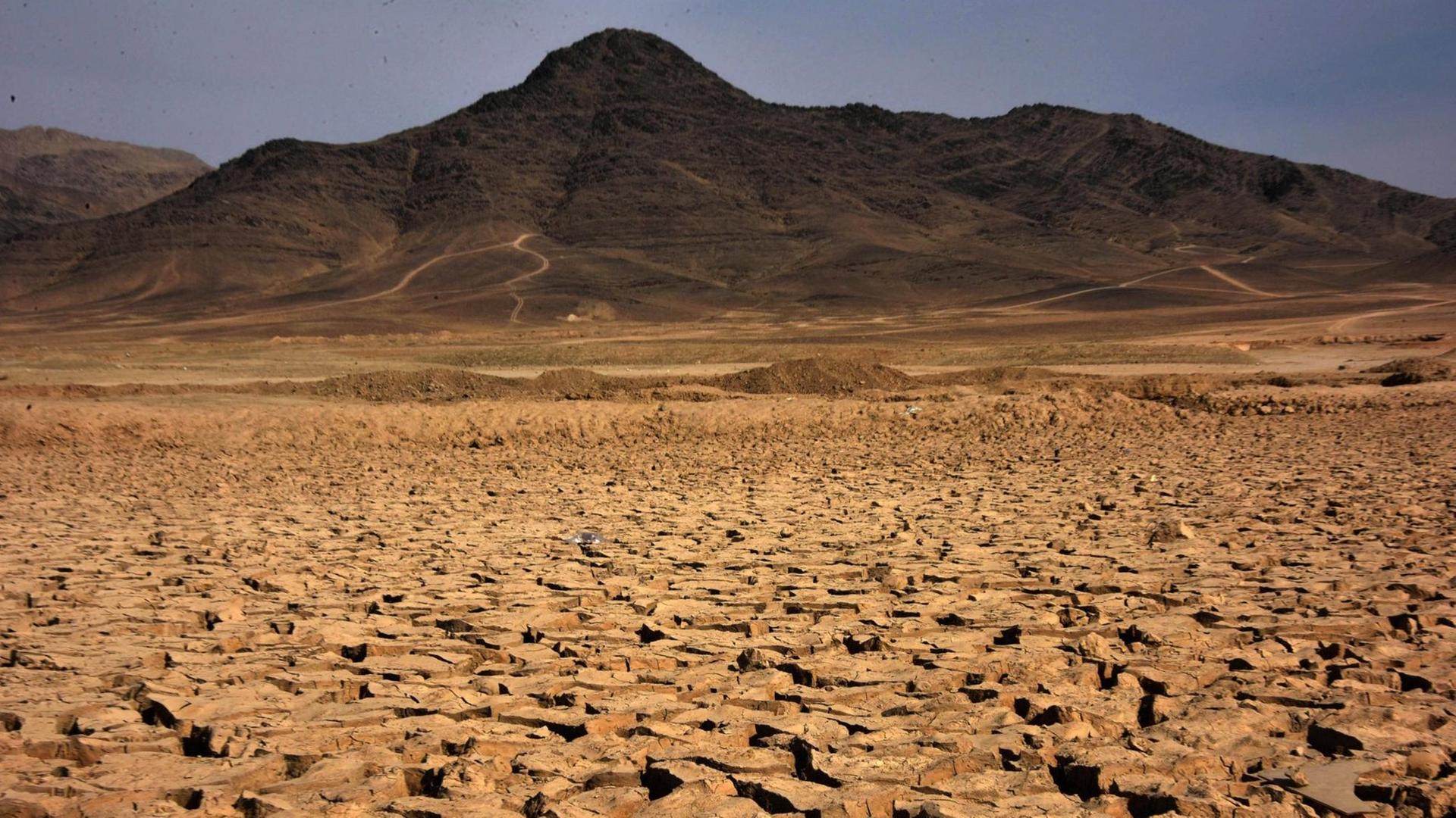 Dürre in der Nähe der afghanischen Stadt Kandahar