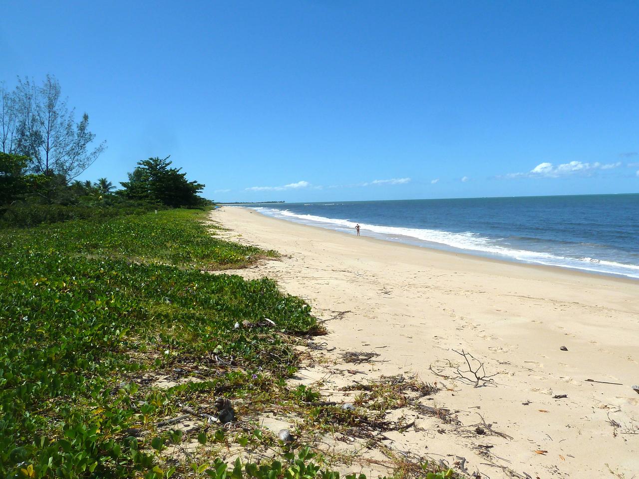 Der Strand vor dem deutschen WM-Quartier in Brasiliens Bundesstaat Bahia. Der Strand vor dem deutschen WM-Quartier in Brasiliens Bundesstaat Bahia.