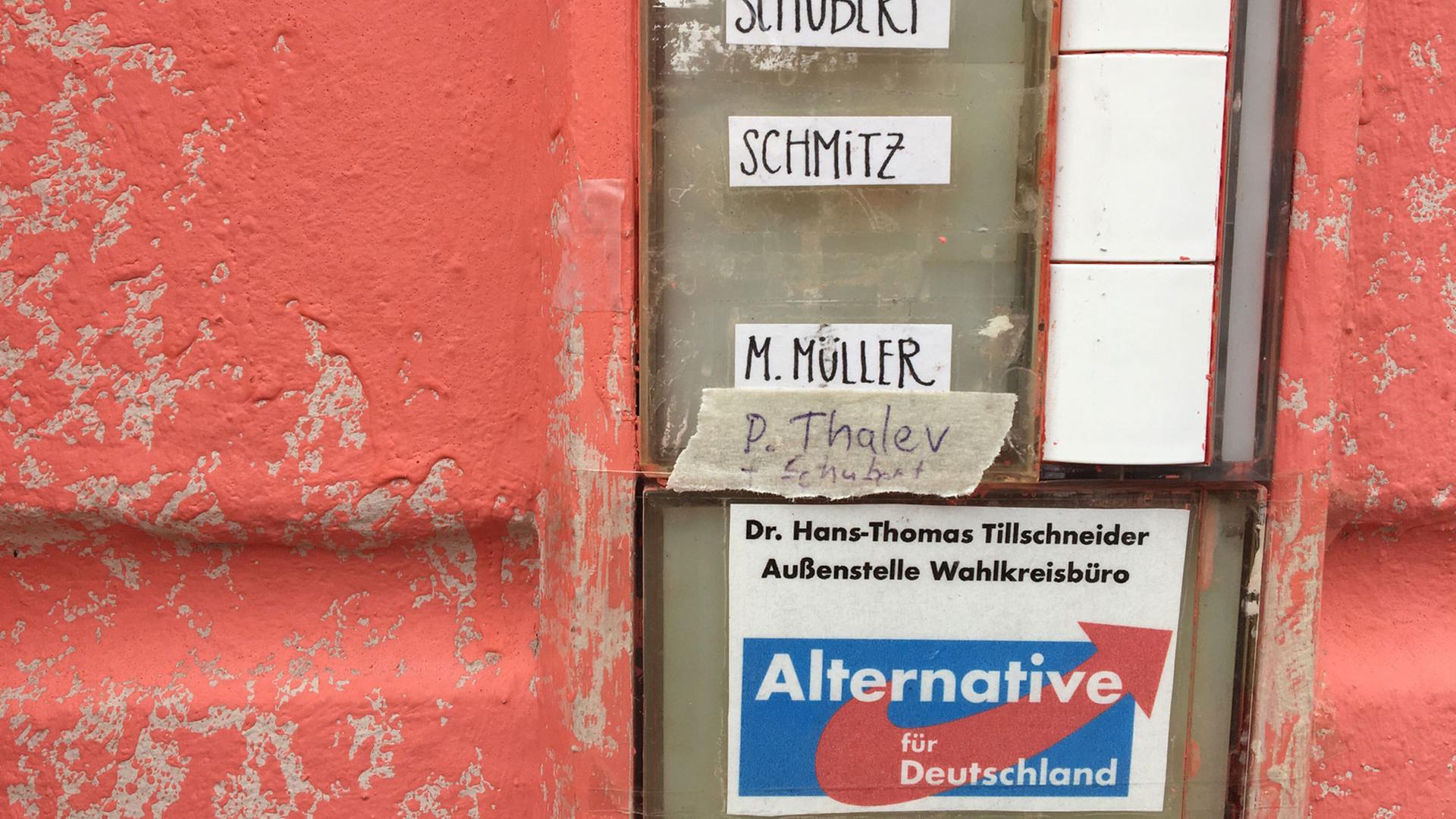 Hausprojekt der Identitären Bewegung in Halle an der Saale Hausprojekt der Identitären Bewegung in Halle an der Saale