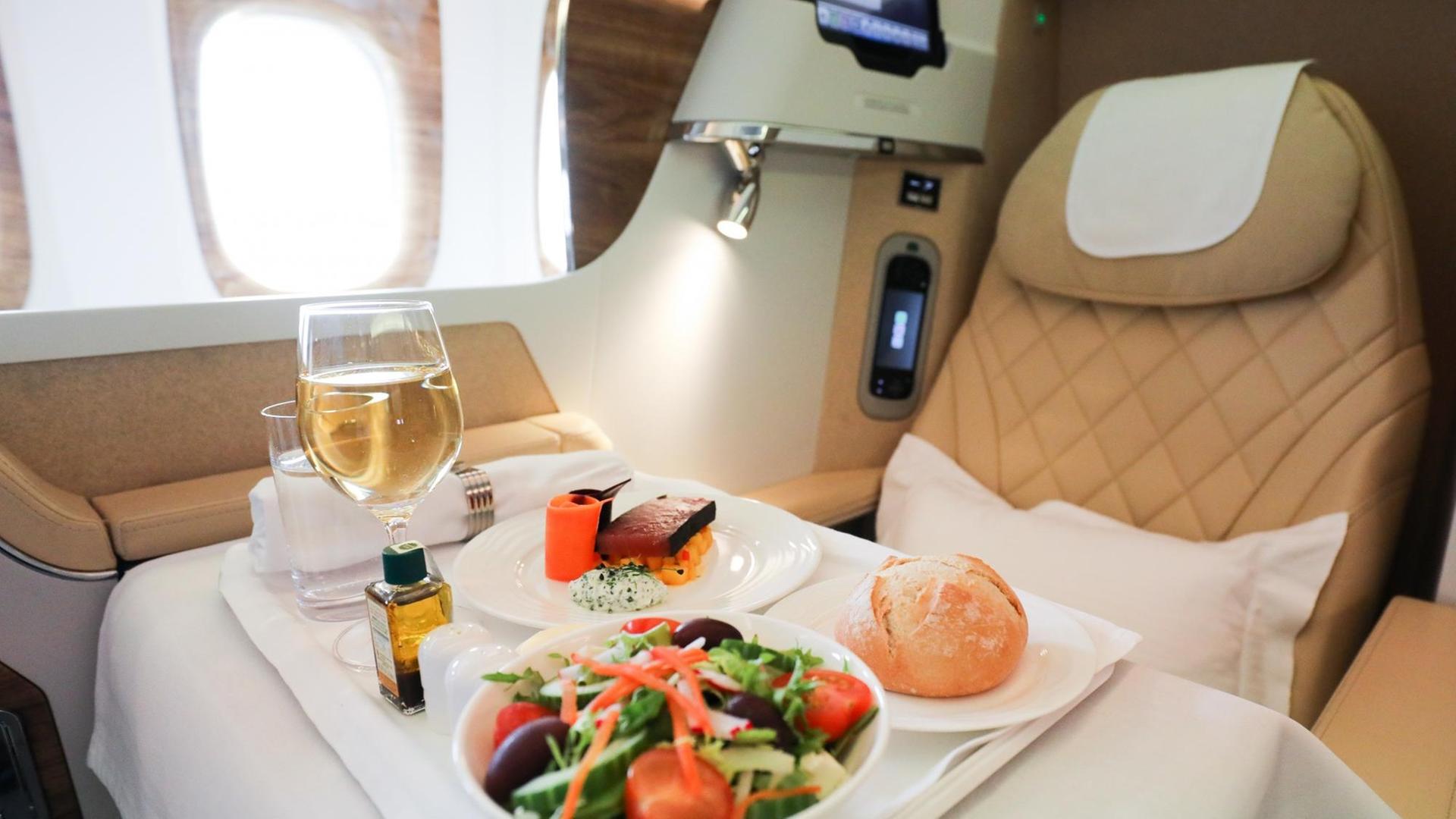 Privatjet-Innenraum Privatjet-Innenraum