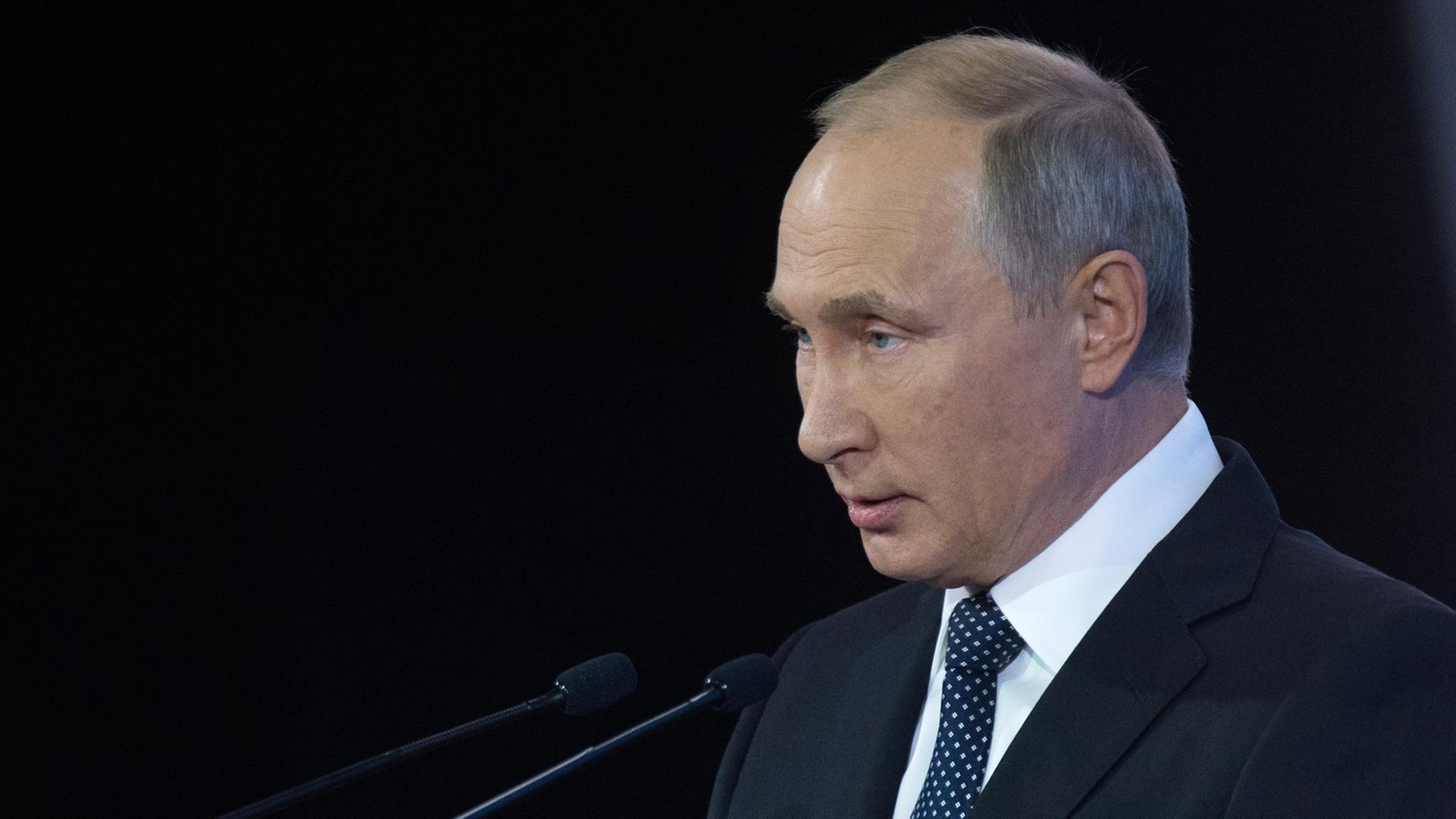 Der russische Präsident Wladimir Putin Der russische Präsident Wladimir Putin
