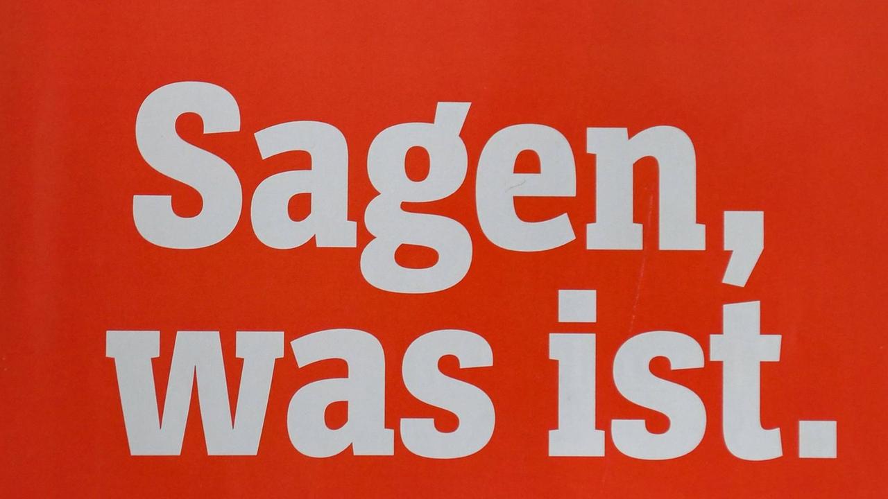 Titelseite des Nachrichtenmagazins Der Spiegel vom 22.12.2018: "Sagen, was ist" Titelseite des Nachrichtenmagazins Der Spiegel vom 22.12.2018: "Sagen, was ist"