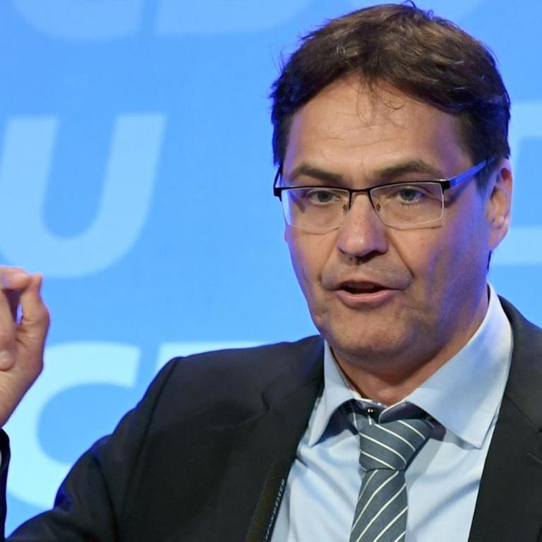 06.03.2019, Nordrhein-Westfalen, Lennestadt: Peter Liese, Spitzenkandidat der NRW-CDU für die Europawahl