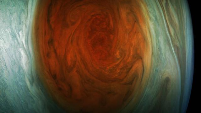 Beim Jupiter! Der Große Rote Fleck ist wirklich riesig!