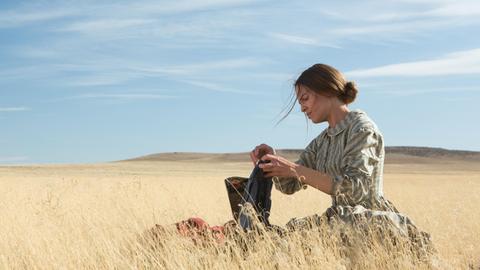 Hilary Swank als Mary Bee Cuddy in "The Homesman"