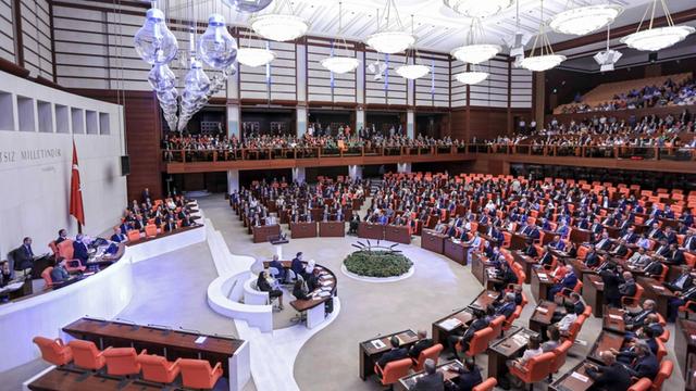 Das Parlament in Ankara, die Große Nationalversammlung der Türkei.
