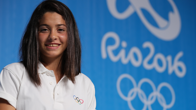 Die Schwimmerin Yusra Mardini ist Mitglied des Refugee Olympic Team (ROT).