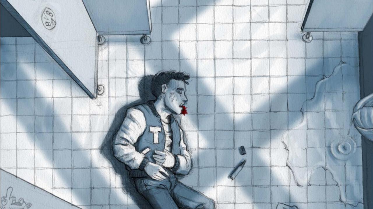 Aus dem Comic "Drei Steine" des Autors und Zeichners Nils Oskamp Aus dem Comic "Drei Steine" des Autors und Zeichners Nils Oskamp