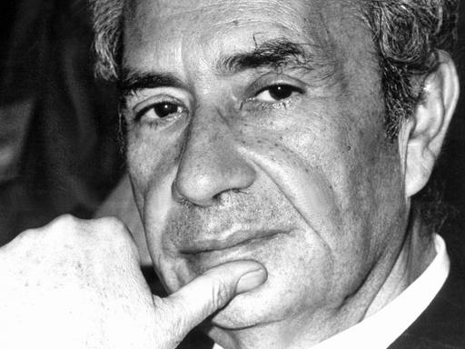 Der italienische Politiker und Jurist Aldo Moro (Democrazia Cristiana) im Jahr 1977