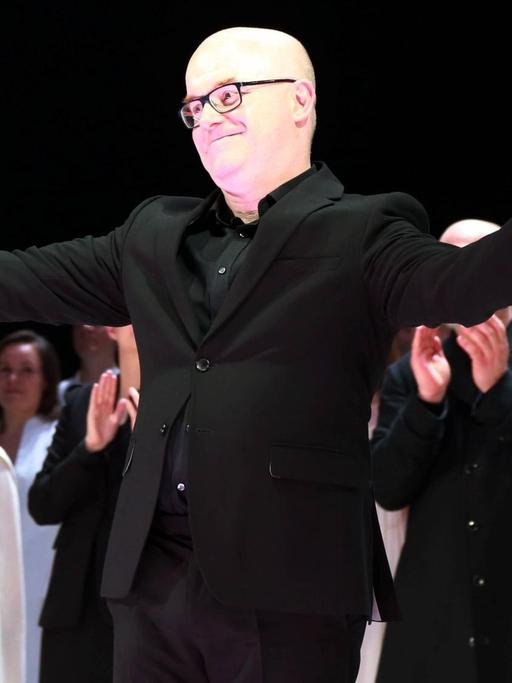 Der Dirigent Laurence Cummings bei der Premiere von Saul, Theater an der Wien