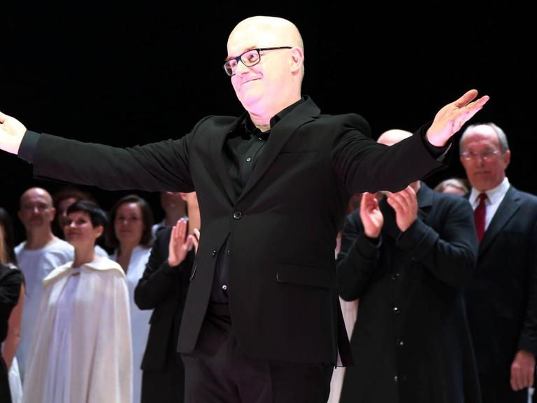 Der Dirigent Laurence Cummings bei der Premiere von Saul, Theater an der Wien