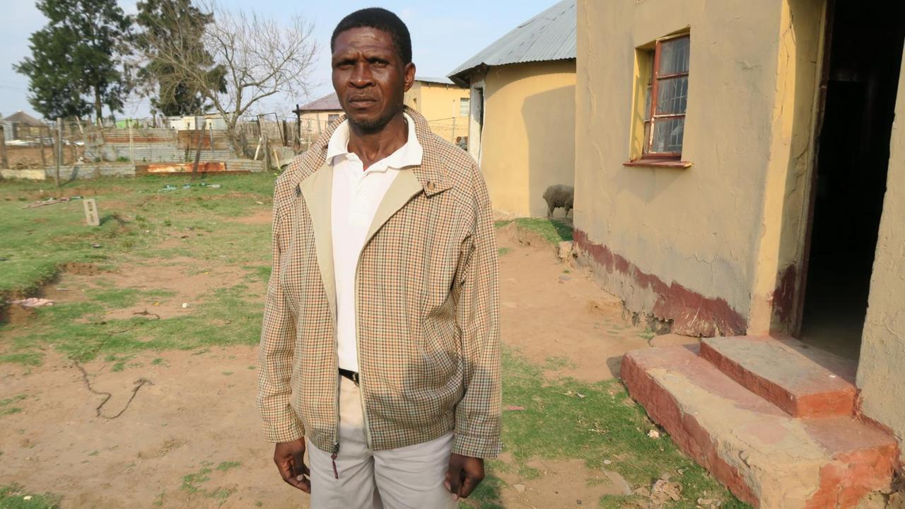 Der ehemalige Goldarbeiter Mxoleleni Mbodlane Der ehemalige Goldarbeiter Mxoleleni Mbodlane