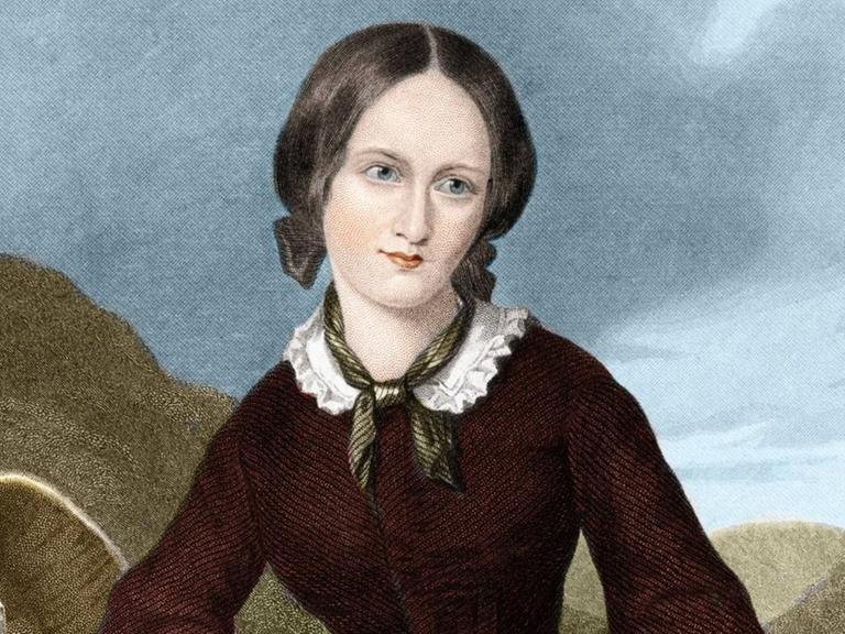 Porträt der britischen Schriftstellerin Charlotte Brontë (1816-1855)