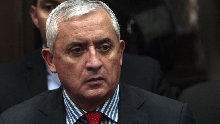 Otto Pérez Molina sitzt in Untersuchungshaft Otto Pérez Molina sitzt in Untersuchungshaft