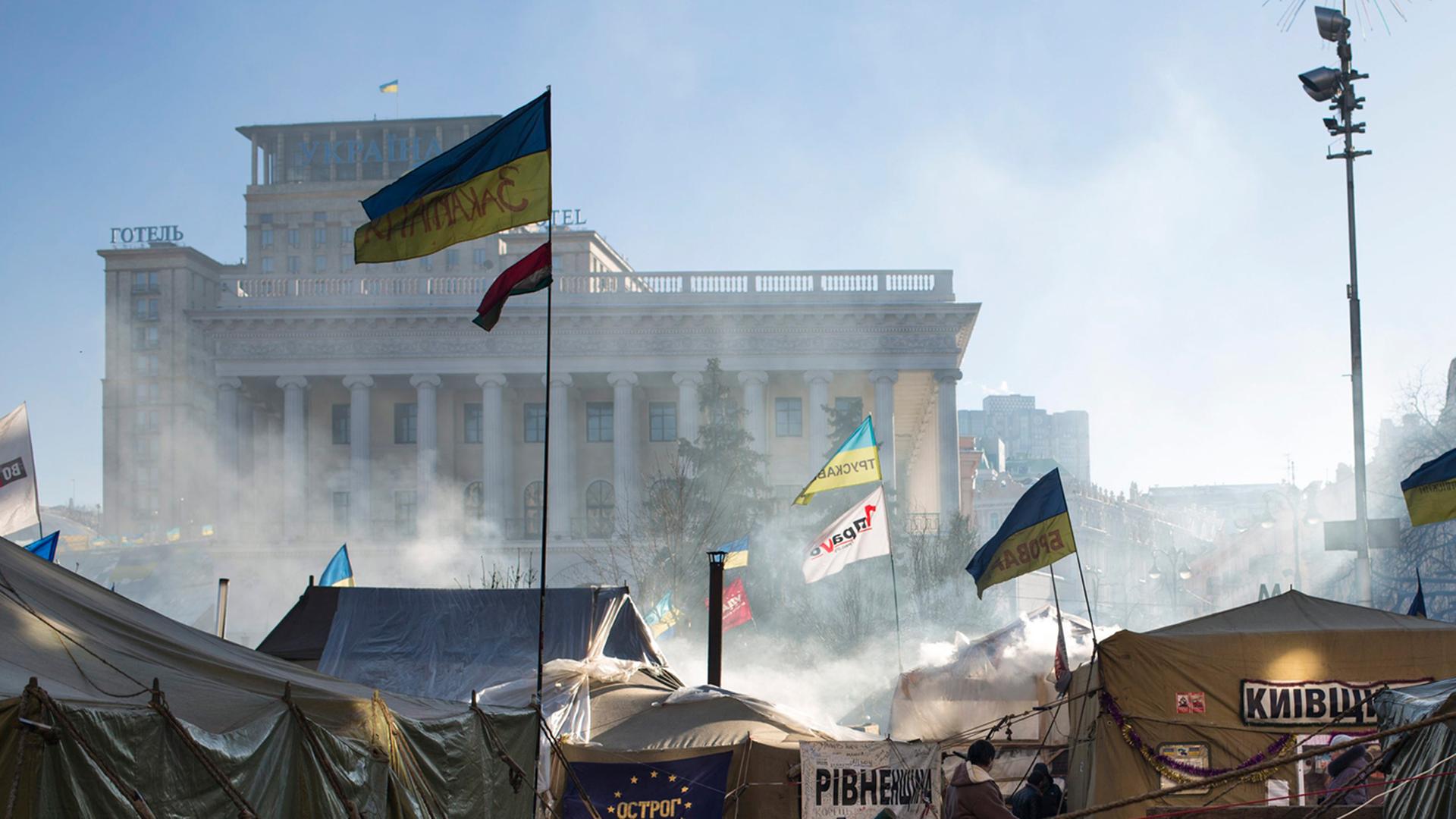 Proteste auf dem Maidan in Kiew Proteste auf dem Maidan in Kiew