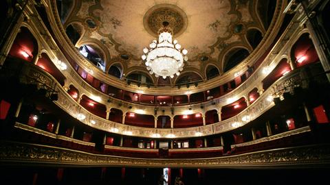 Blick in das Pariser Théâtre des Variétés