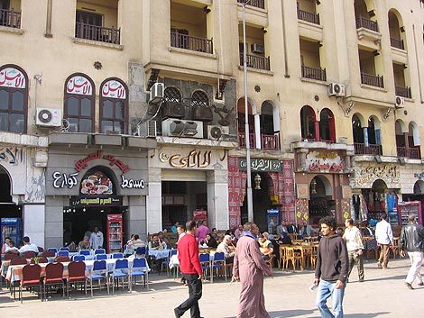 Straßenszene in Kairo Straßenszene in Kairo