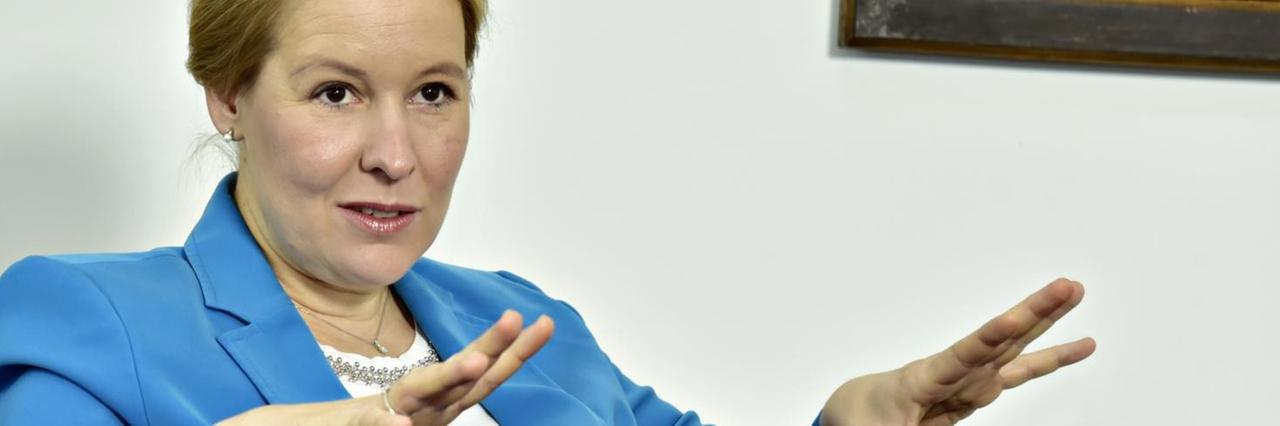 Porträt der Bundesfamilienministerin Franziska Giffey, 23.10.2020. Porträt der Bundesfamilienministerin Franziska Giffey, 23.10.2020.