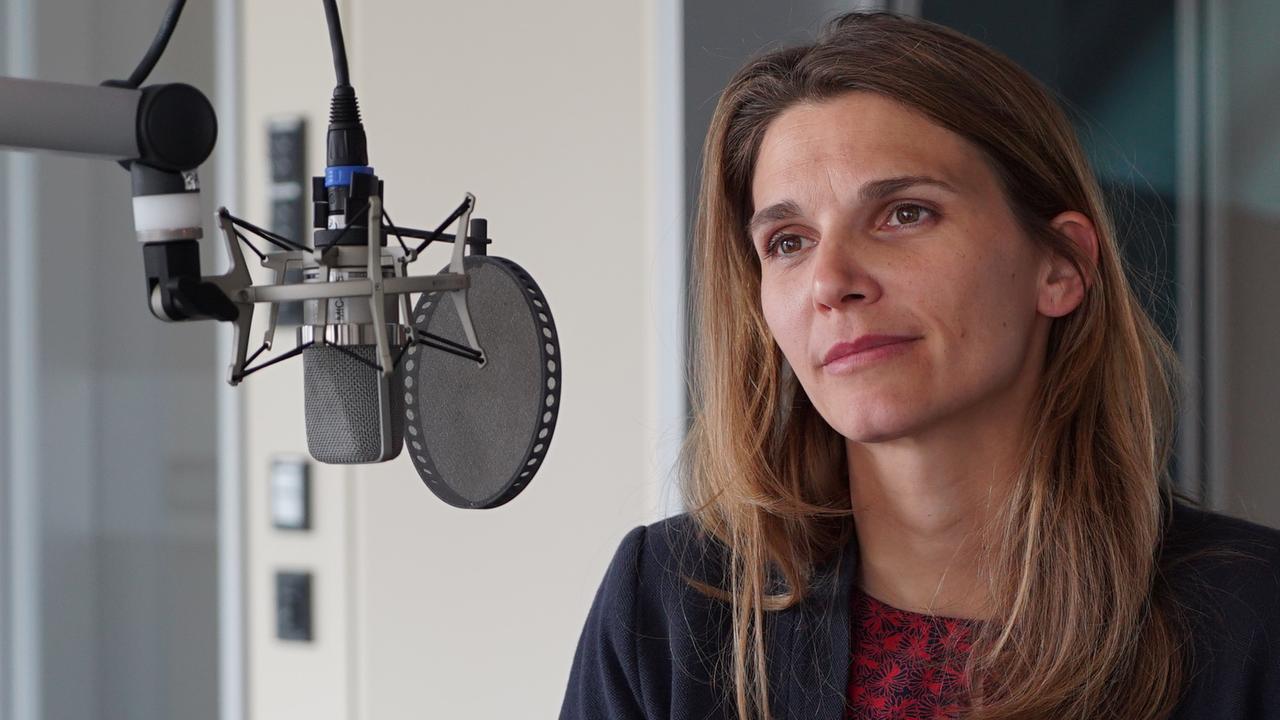 Die französische Journalistin Cécile Calla Die französische Journalistin Cécile Calla