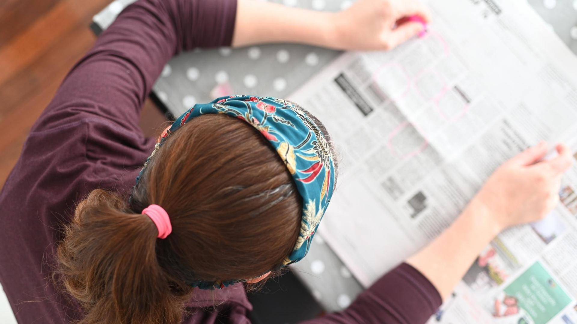 Blick in die Zeitung Blick in die Zeitung