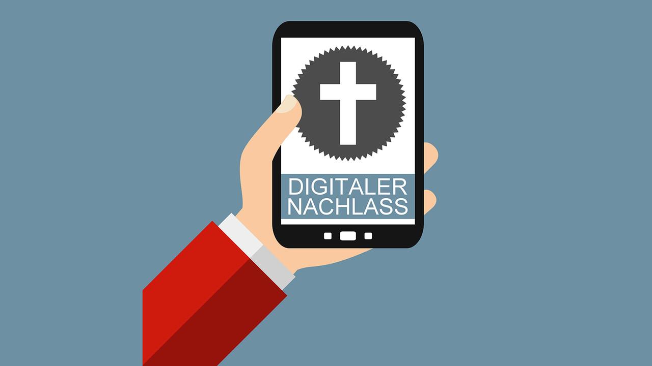 Grafik eines Mobiltelefons mit einem Kreuz darauf. Grafik eines Mobiltelefons mit einem Kreuz darauf.