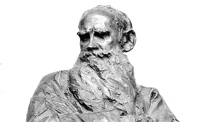 Tolstoi las Thoreau - hier zu sehen: Paolo Troubezkois Büste Tolstois. Tolstoi las Thoreau - hier zu sehen: Paolo Troubezkois Büste Tolstois.