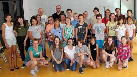 Die Europa-Songgruppe der Nell Breuning Schule in Rödermark