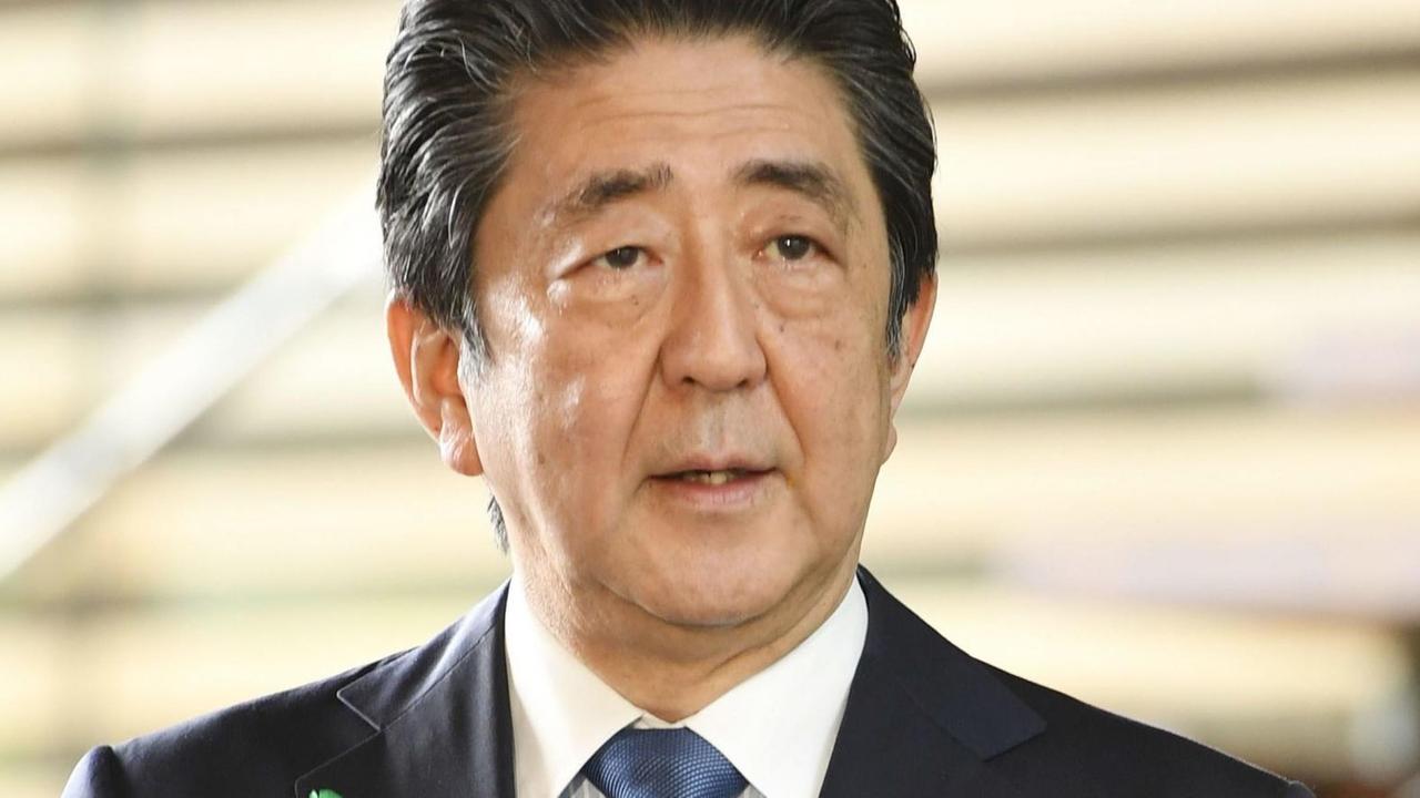 Japans Premierminister Shinzo Abe Japans Premierminister Shinzo Abe