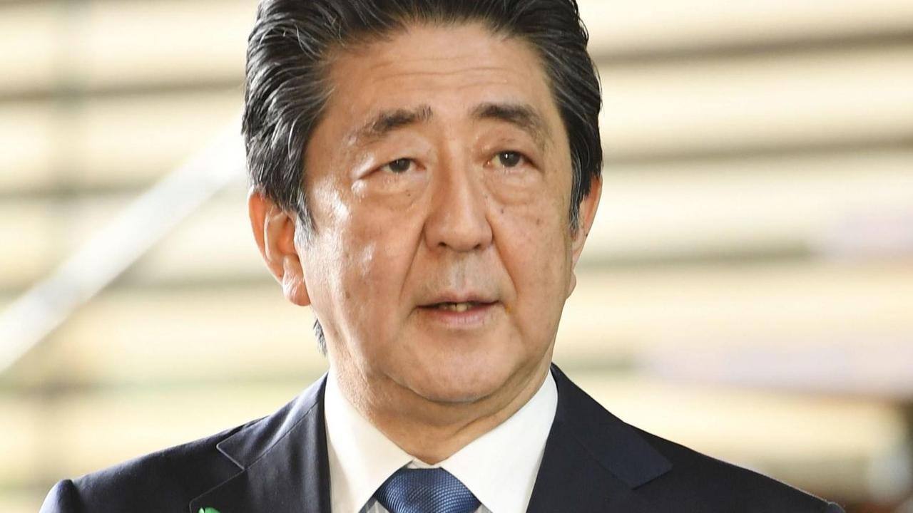 Japans Premierminister Shinzo Abe Japans Premierminister Shinzo Abe