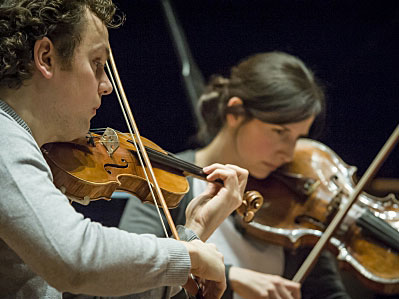Mariani Klavierquartett: Philipp Bohnen (Violine) und Barbara Buntrock (Viola) Mariani Klavierquartett: Philipp Bohnen (Violine) und Barbara Buntrock (Viola)