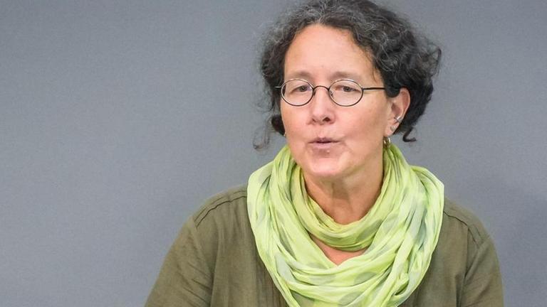 Die Bundestagsabgeordnete Monika Lazar von den Grünen Die Bundestagsabgeordnete Monika Lazar von den Grünen