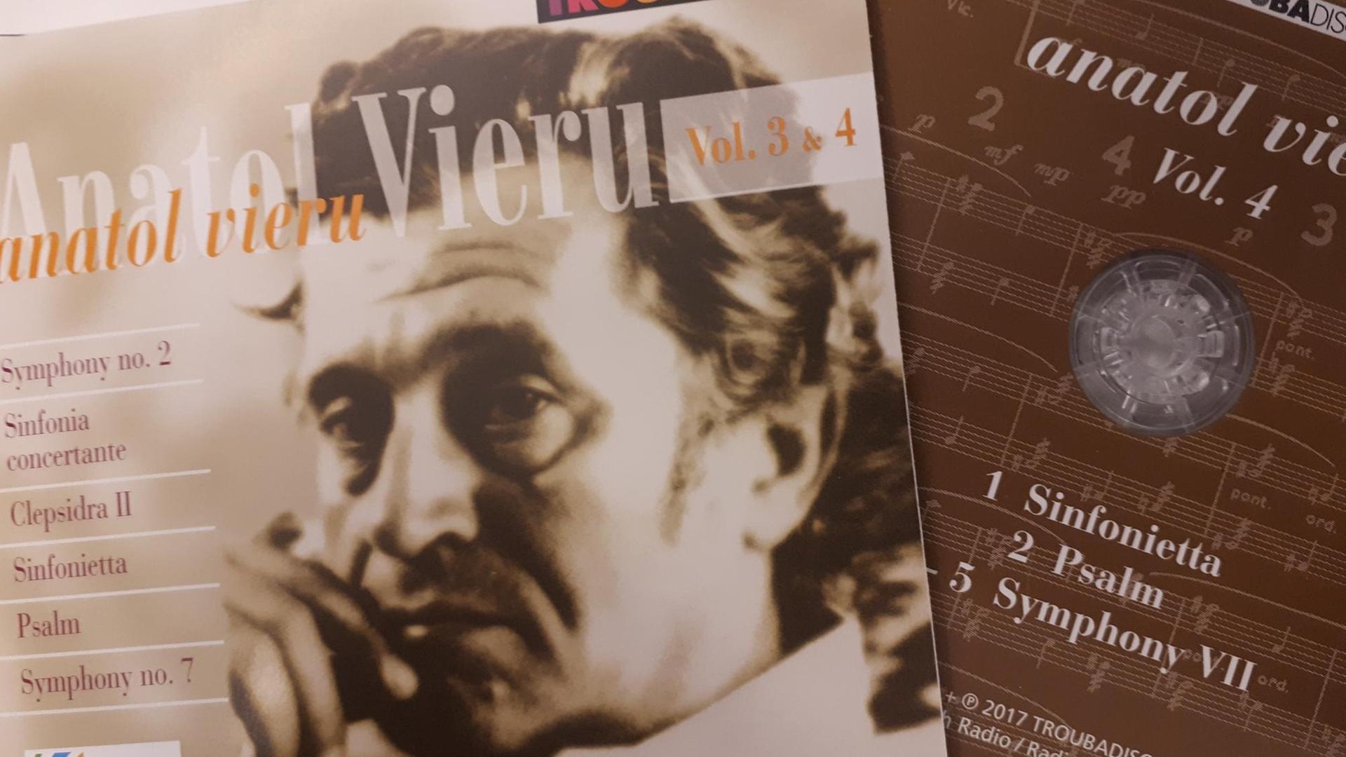 CD und CD Cover "Anatol Vieru Vol. 3 & 4" CD und CD Cover "Anatol Vieru Vol. 3 & 4"