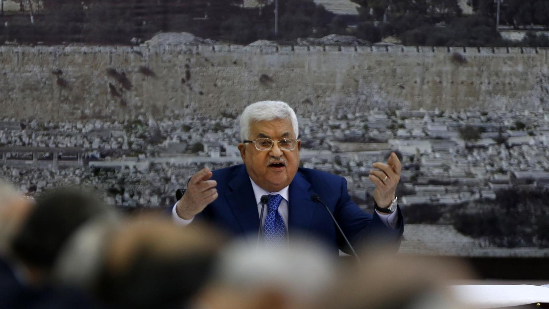 Palästinenserpräsident Abbas Palästinenserpräsident Abbas