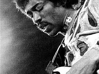 Jimi Hendrix im Jahr 1970