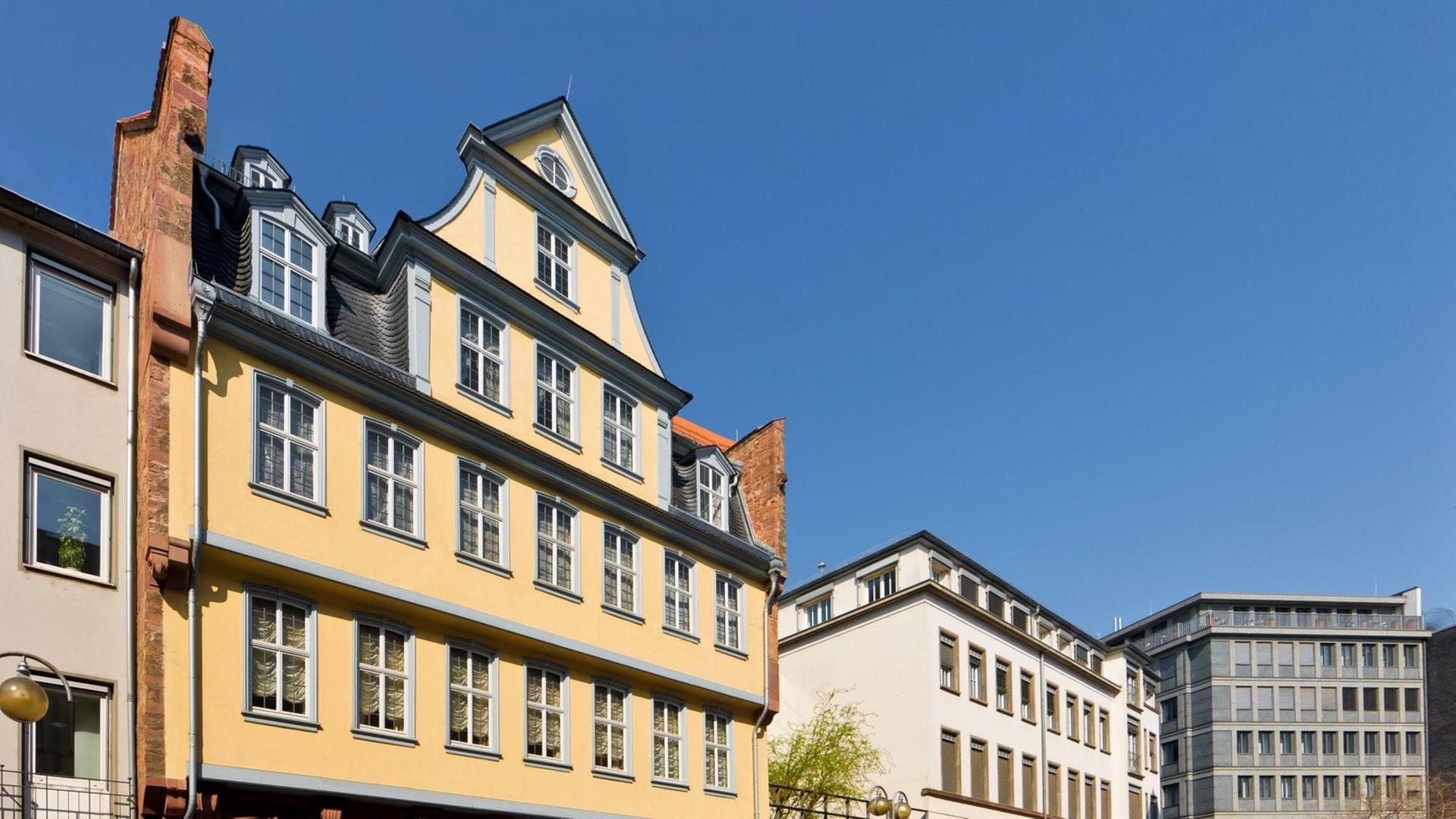 Johann Wolfgang Goethes Geburtshaus in Frankfurt am Main. Johann Wolfgang Goethes Geburtshaus in Frankfurt am Main.