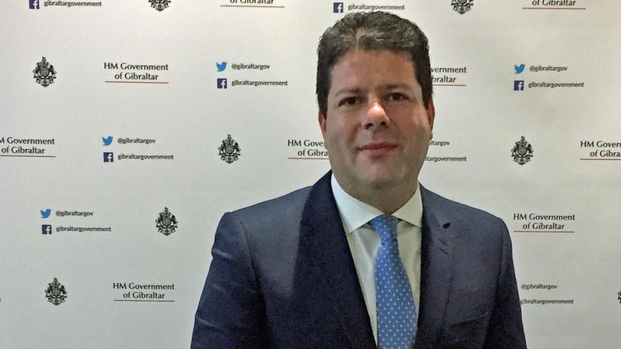 Fabian Picardo, der Chief Minister von Gibraltar Fabian Picardo, der Chief Minister von Gibraltar