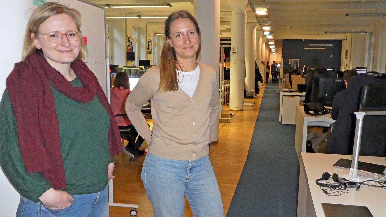 Nicole Scheplitz und Lea Schröder vom Berliner Startup "Raisin"
