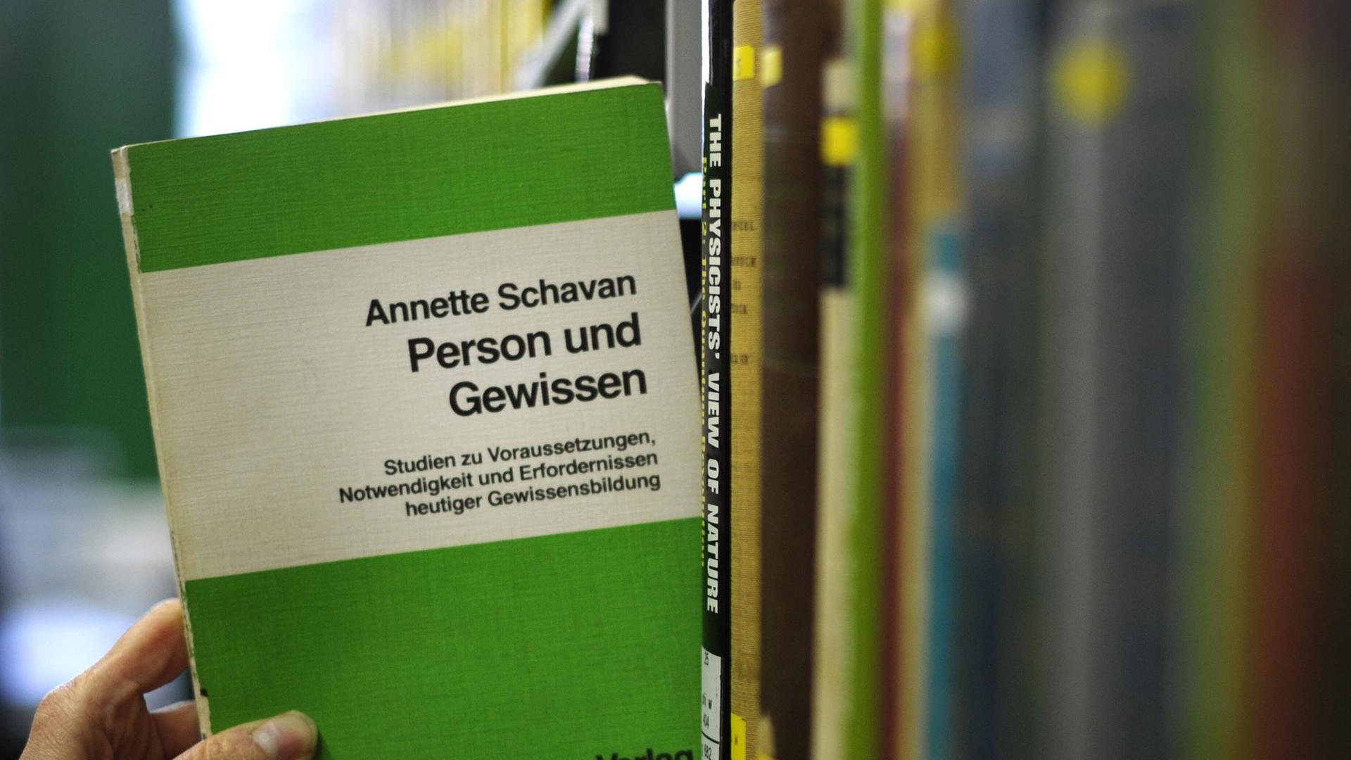 Die Doktorarbeit von Annette Schavan Die Doktorarbeit von Annette Schavan