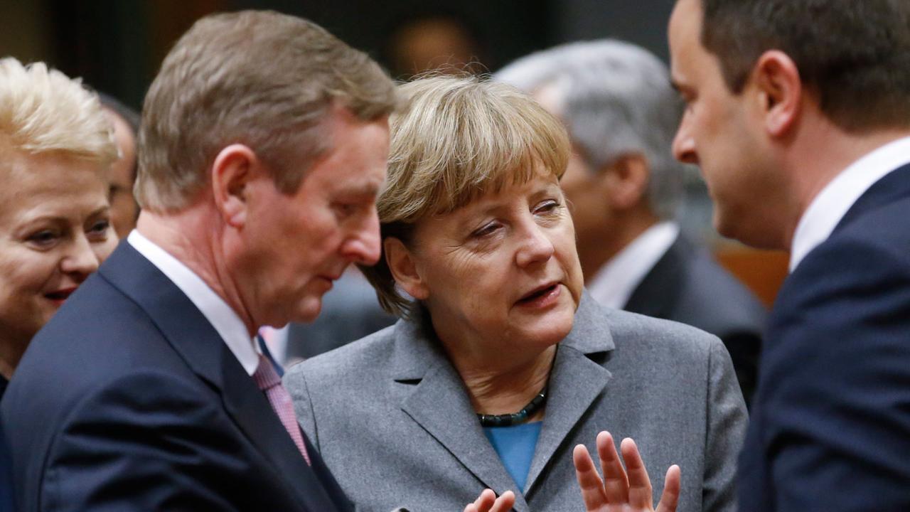Bundeskanzlerin Angela Merkel beim Treffen der Staats- und Regierungschefs der EU Mitte Februar in Brüssel. Bundeskanzlerin Angela Merkel beim Treffen der Staats- und Regierungschefs der EU Mitte Februar in Brüssel.