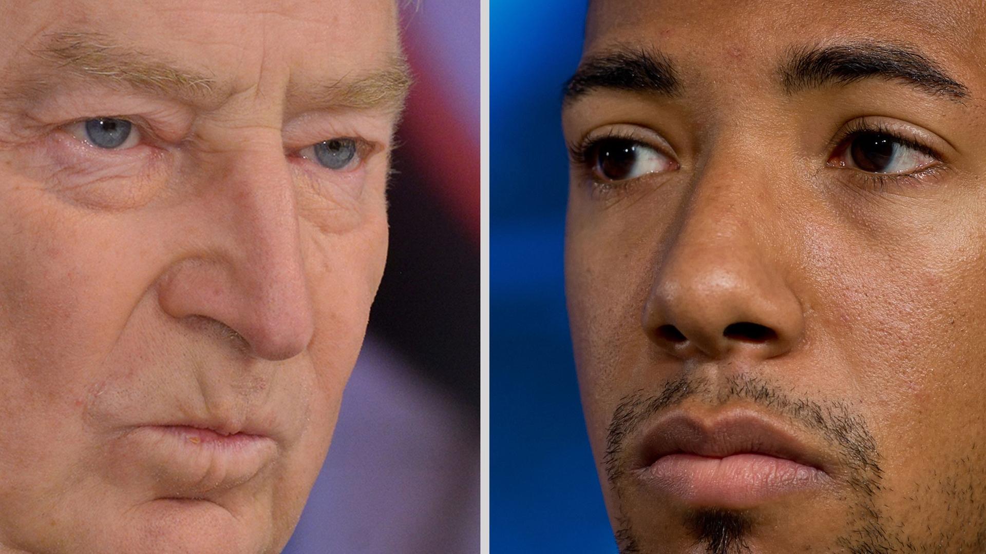 Fotos von Alexander Gauland und Jerome Boateng Fotos von Alexander Gauland und Jerome Boateng