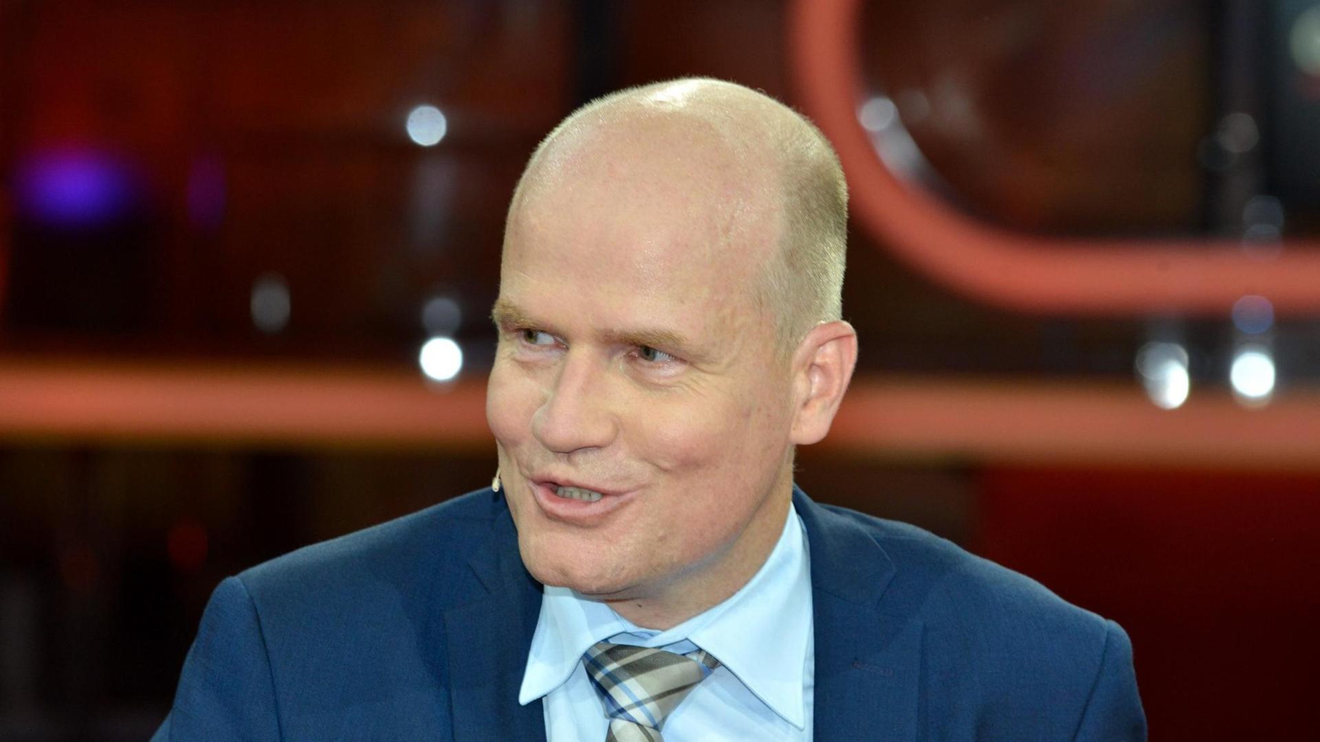 Der stellvertrenden Vorsitzender der Unionsfraktion, Ralph Brinkhaus in der ARD-Sendung Günther Jauch Der stellvertrenden Vorsitzender der Unionsfraktion, Ralph Brinkhaus in der ARD-Sendung Günther Jauch