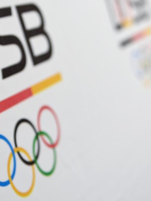 Dasv Logo des Deutschen Olympischen Sportbundes.
