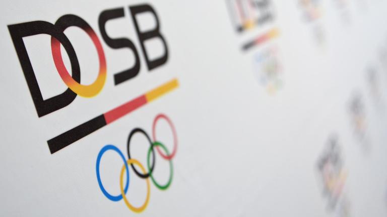 Dasv Logo des Deutschen Olympischen Sportbundes.