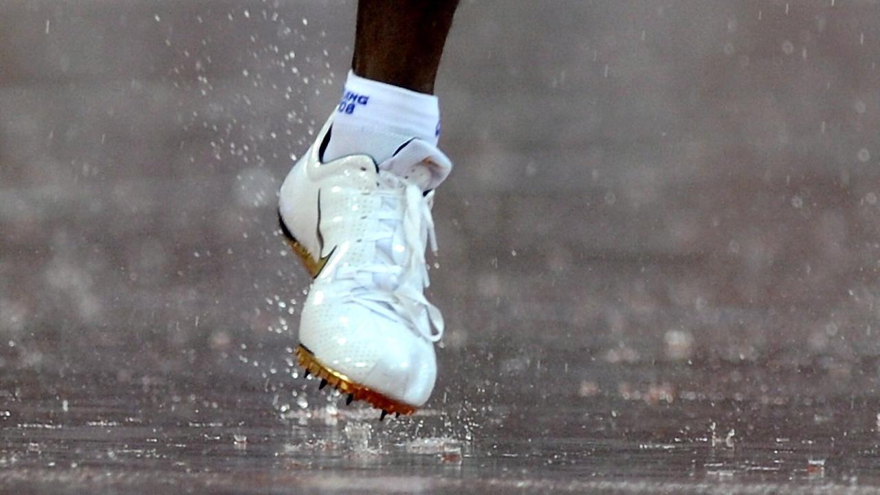 Ein Laufschuh Ein Laufschuh