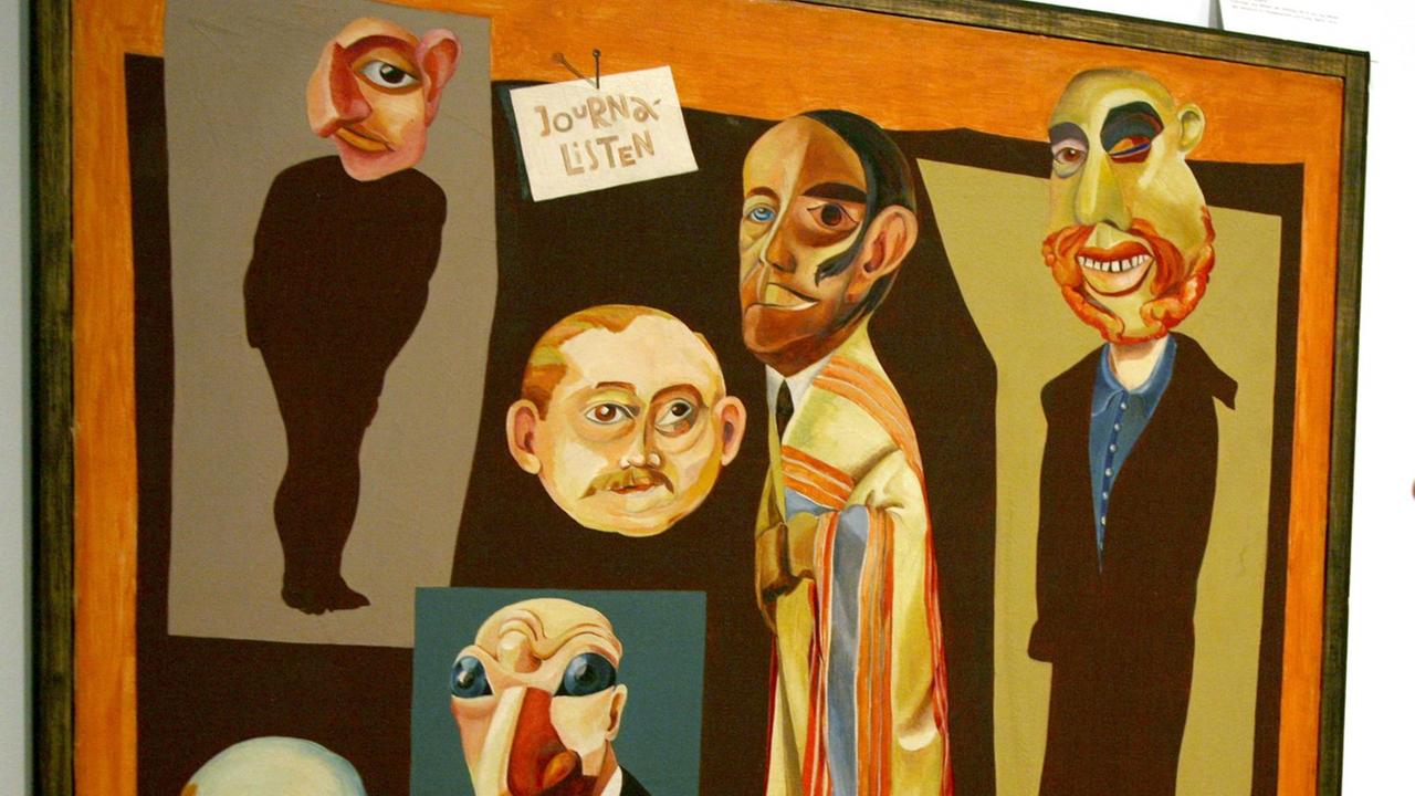 "Die Journalisten" von Hannah Höch aus dem Jahr 1925. "Die Journalisten" von Hannah Höch aus dem Jahr 1925.