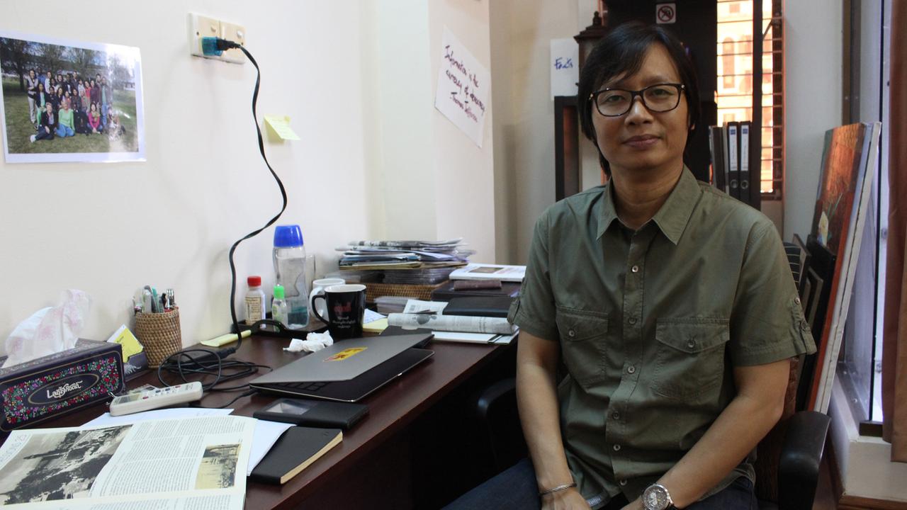 Der Journalist Kyaw Zwa Moe
