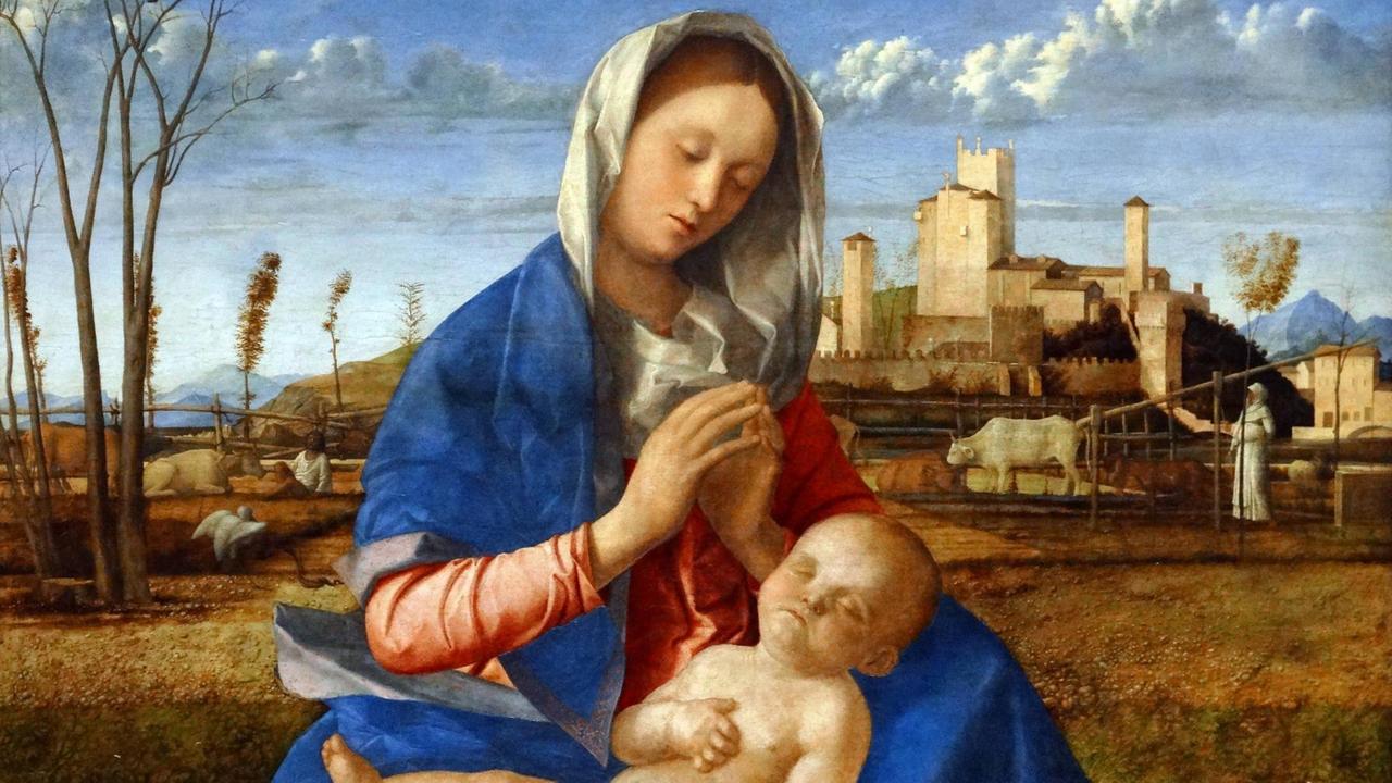 Bellinis "Madonna von der Wiese" (1500) hängt in der Londoner National Gallery Bellinis "Madonna von der Wiese" (1500) hängt in der Londoner National Gallery