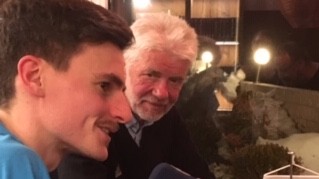 Skispringer Richard Freitag und DSV-Präsident Franz Steinle Skispringer Richard Freitag und DSV-Präsident Franz Steinle