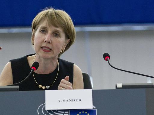Die französische EU-Abgeornete Anne Sander ist Abgeordnete der französischen Republikaner