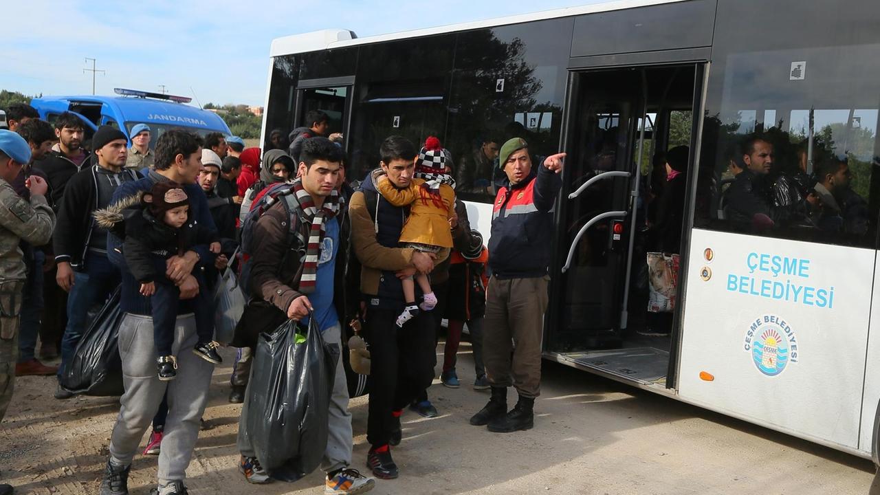 Syrische Flüchtlinge in der Türkei (2.12.2015).